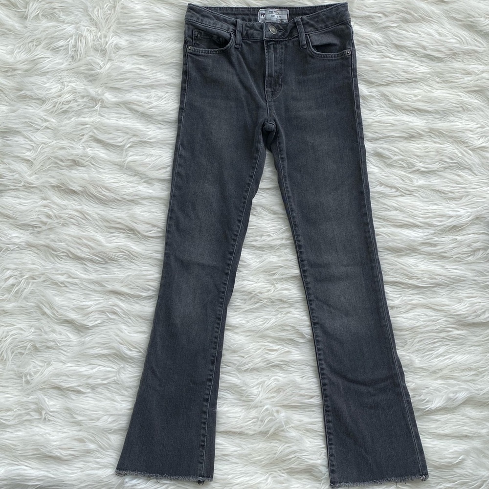 Free People | Straight Cropped Jeans - Picture 2 of 8